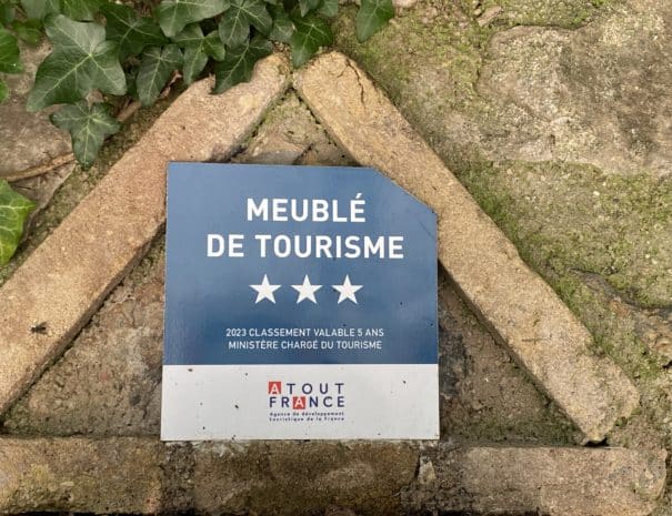 Meublé de tourisme 3 étoiles